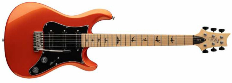 Prs Nf3 Maple Se Bolt-on 3mh Trem Mn - Metallic Orange - Double Cut E-Gitarre - Main picture