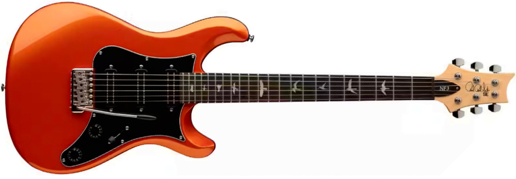 Prs Nf3 Se Bolt-on 3h Trem Rw - Metallic Orange - Single-Cut-E-Gitarre - Main picture