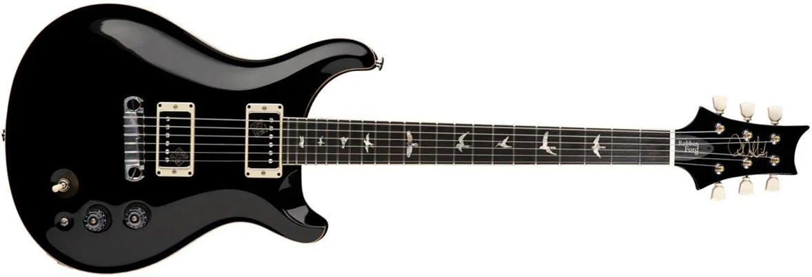 Prs Robben Ford Mccarty Ltd 2h Ht Bla - Black - Double Cut E-Gitarre - Main picture