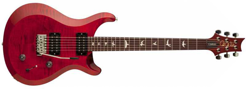 Prs S2 Custom 22 Usa Hh Trem Rw - Scarlet Red - Double Cut E-Gitarre - Main picture