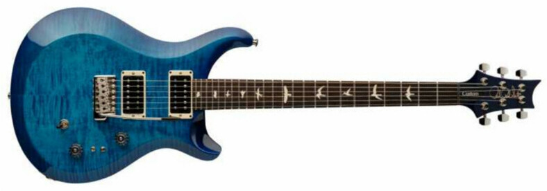 Prs S2 Custom 24-08 Usa 2h Trem Rw - Thin Lake Blue - Double Cut E-Gitarre - Main picture