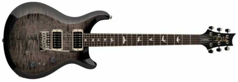 Prs S2 Custom 24-08 Usa 2h Trem Rw - Faded Grey Black Burst - Double Cut E-Gitarre - Main picture
