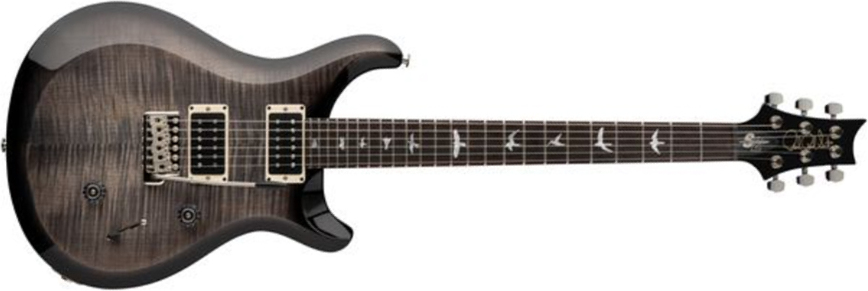 Prs S2 Custom 24 10th Ann. Ltd Usa 2023 2h Trem Rw - Faded Grey Black Burst - Double Cut E-Gitarre - Main picture