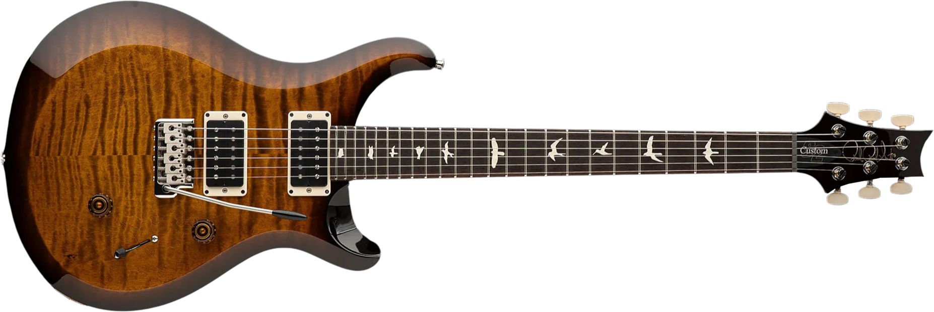 Prs S2 Mccarty 594 Usa 2h 58/15lt Ht Rw - Black Amber - Double Cut E-Gitarre - Main picture
