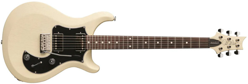 Prs S2 Standard 24 Satin Usa 2h Trem Rw - Antique White - Double Cut E-Gitarre - Main picture
