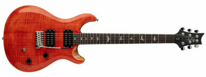 Prs Se Ce 24 Hh Trem Mn - Blood Orange - Double Cut E-Gitarre - Main picture