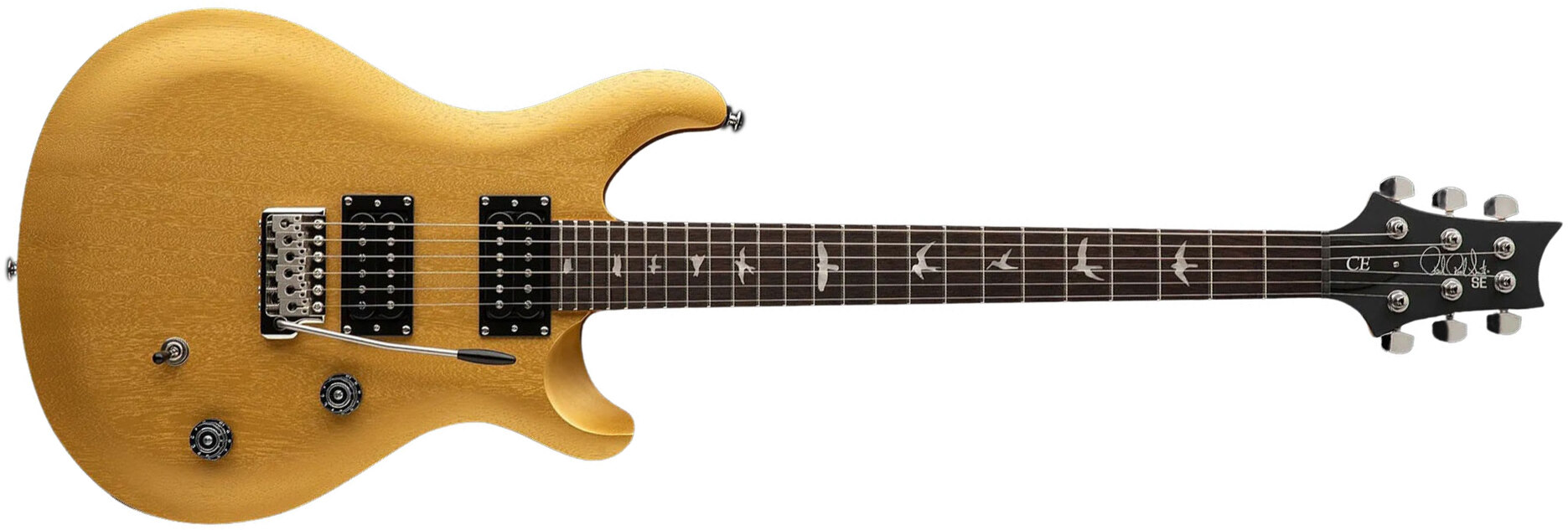 Prs Se Ce24 Standard Bolt-on 2h Trem Rw - Metallic Gold - Double Cut E-Gitarre - Main picture
