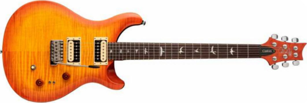 Prs Se Custom 24-08 2021 2h Trem Rw +housse - Vintage Sunburst - Double Cut E-Gitarre - Main picture