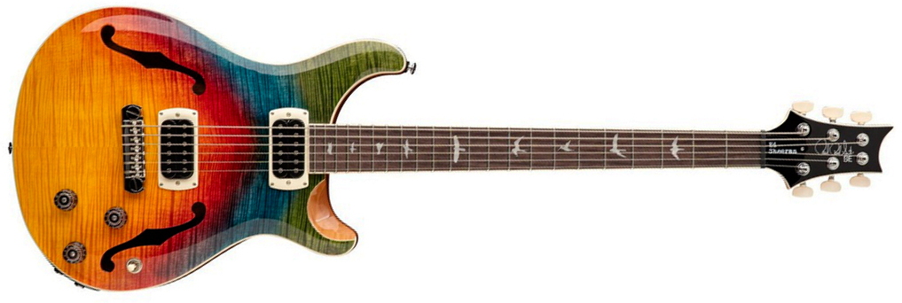 Prs Se Ed Sheeran Hollowbody I Piezo Baritone Signature Baryton 2h Ht Rw - Kaleidoscope - Bariton E-Gitarre - Main picture