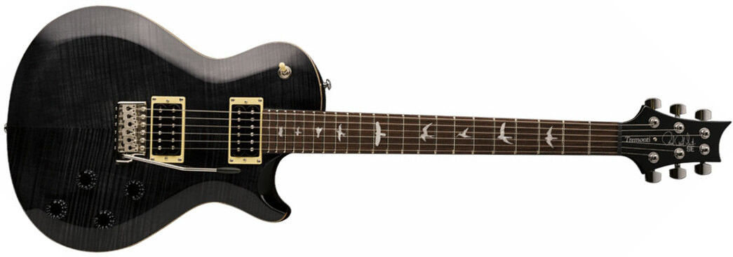 Prs Se Mark Tremonti 2021 Signature Hh Trem Rw +housse - Charcoal Burst - Single-Cut-E-Gitarre - Main picture