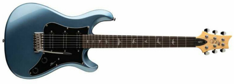 Prs Se Nf3 Trem 3h Rw - Ice Blue Metallic - Double Cut E-Gitarre - Main picture
