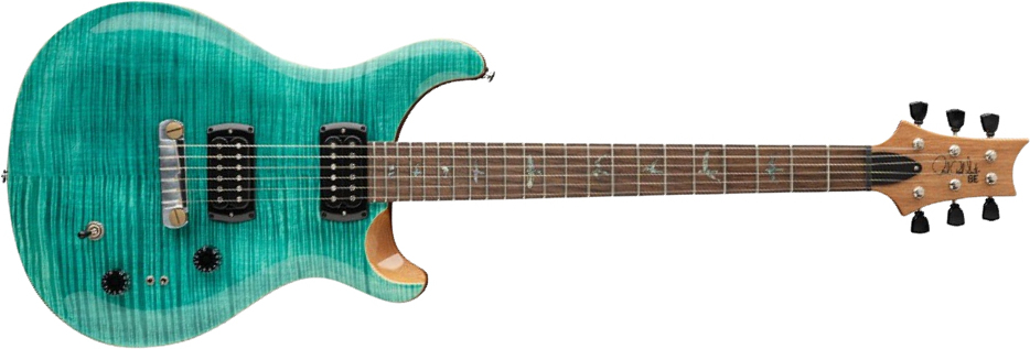 Prs Se Paul's Guitar 2h Ht Rw - Turquoise - Double Cut E-Gitarre - Main picture
