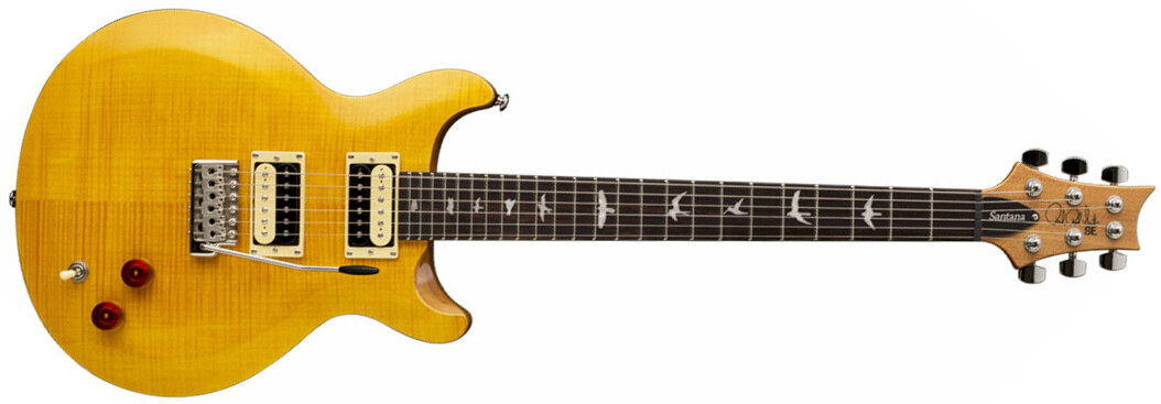 Prs SE Santana - santana yellow Double cut e-gitarre
