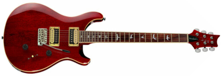 Prs Se Standard 24 2021 Hh Trem Rw +housse - Vintage Cherry - Double Cut E-Gitarre - Main picture