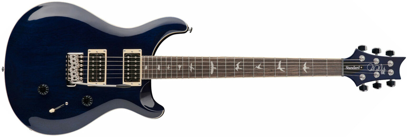 Prs Se Standard 24 2h Trem Rw - Translucent Blue - Double Cut E-Gitarre - Main picture