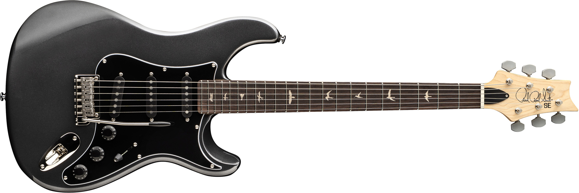 Prs Silver Sky Defender Se Ltd Signature 3s Trem Rw - Carpathian Grey - E-Gitarre in Str-Form - Main picture