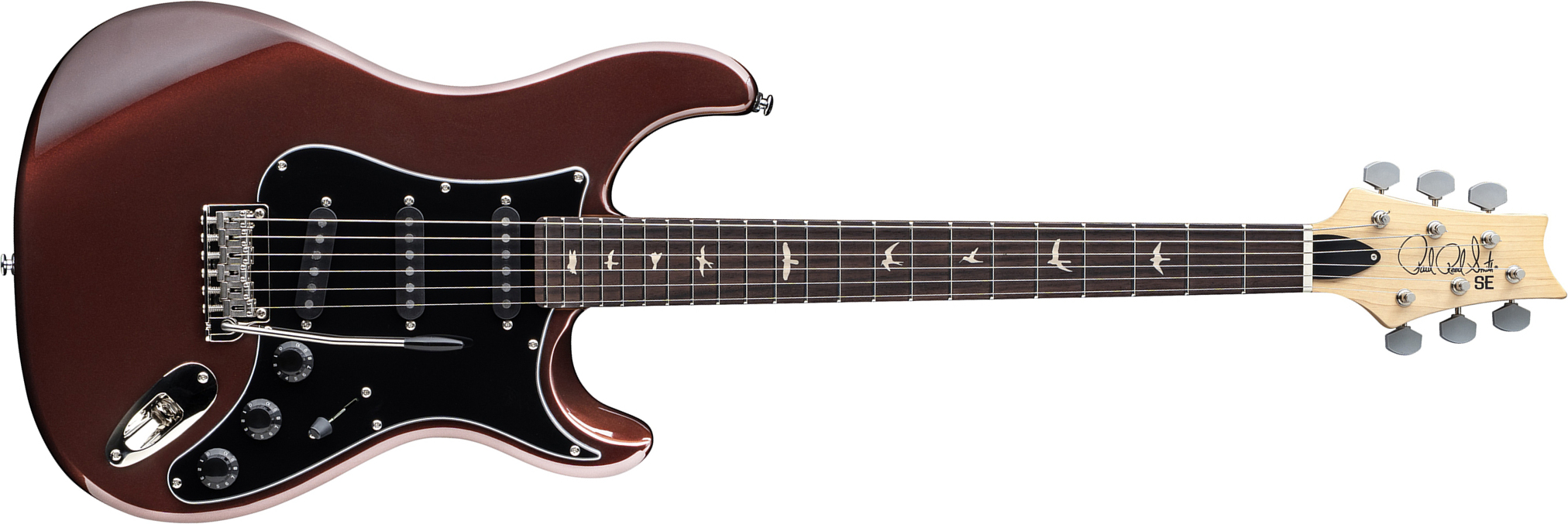 Prs Silver Sky Defender Se Ltd Signature 3s Trem Rw - Sedona Red - E-Gitarre in Str-Form - Main picture