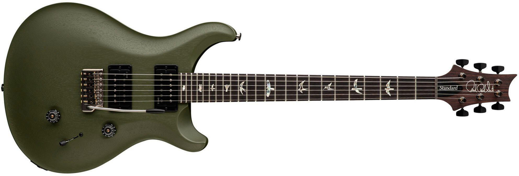 Prs Standard 24 S2 Usa 2h Dmo Trem Rw - Matcha Green Satin - Double Cut E-Gitarre - Main picture