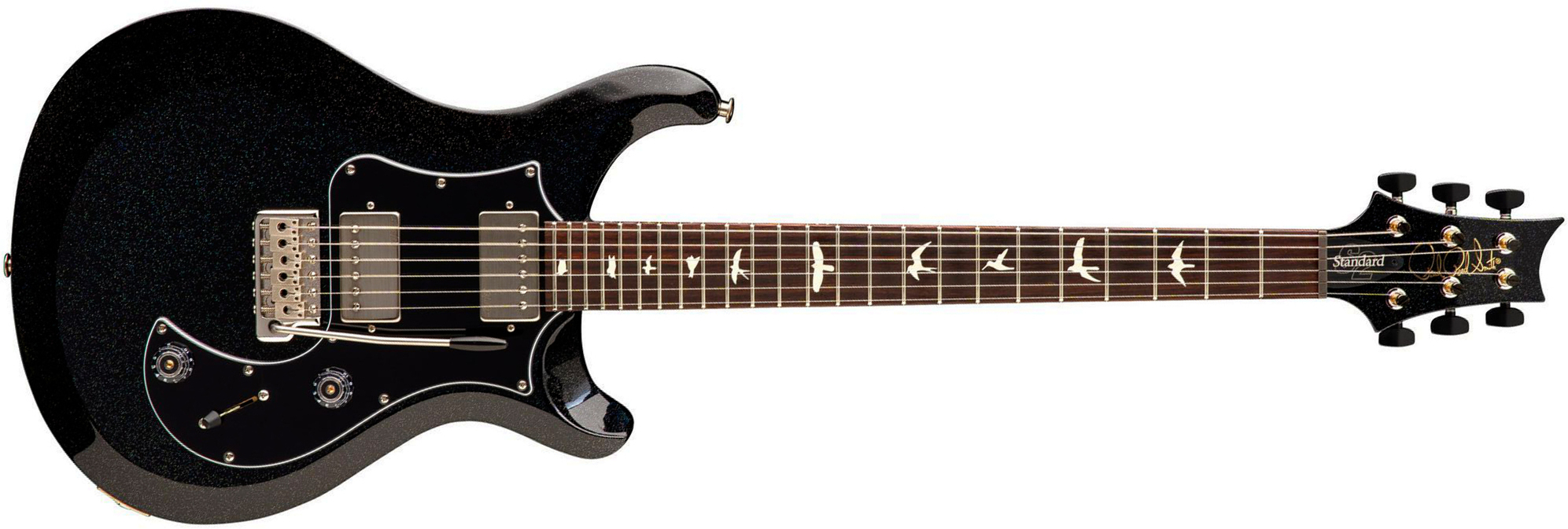 Prs Standard 24 S2 Usa 2h Trem Rw - Black Rainbow Holoflake - Double Cut E-Gitarre - Main picture