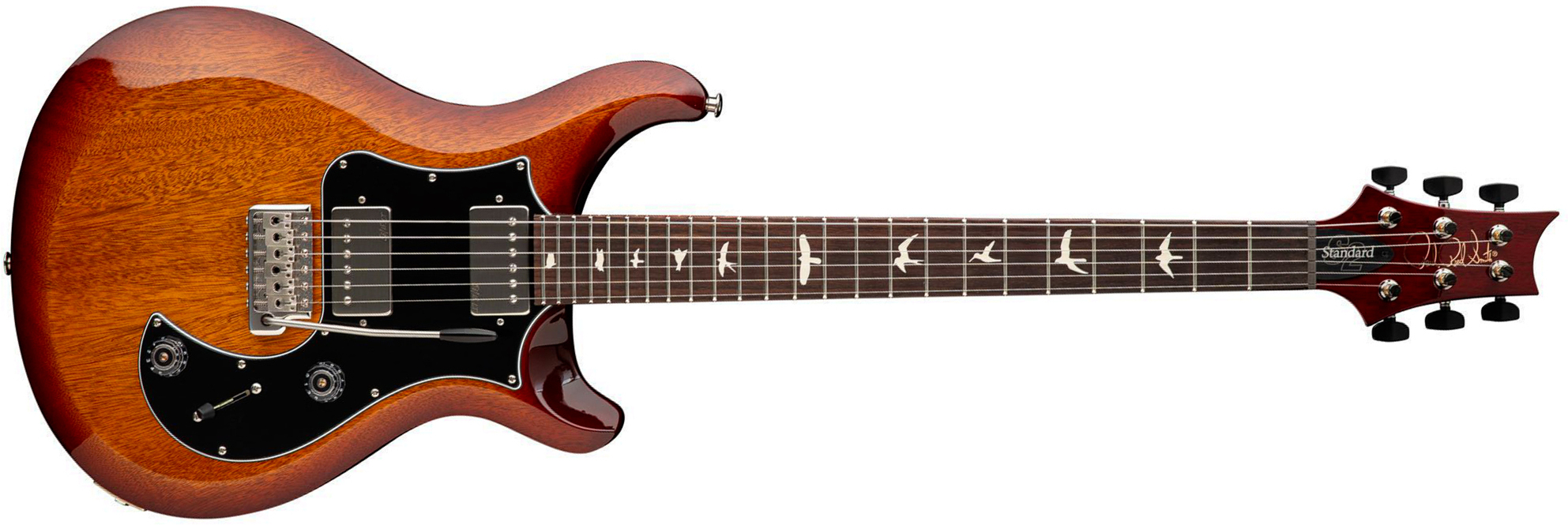 Prs Standard 24 S2 Usa 2h Trem Rw - Dark Cherry Sunburst - Double Cut E-Gitarre - Main picture