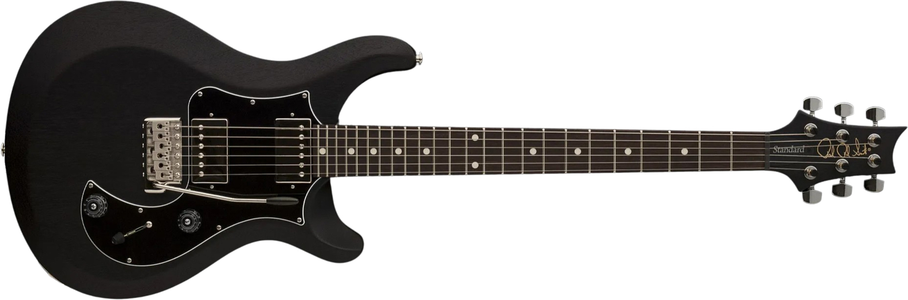 Prs Standard 24 Satin S2 Usa 2h 58/15 Lt-s Trem Rw - Charcoal - Double Cut E-Gitarre - Main picture