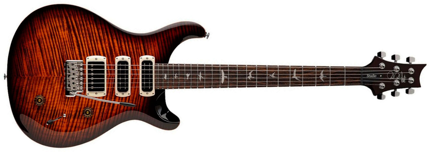 Prs Studio Se 1h 2mh Trem Rw - Orange Tiger Smokeburst - Double Cut E-Gitarre - Main picture