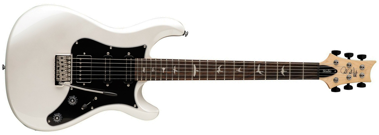 Prs Studio Standard Se (wing Tuners) 1h 2mh Trem Rw - Pearl White - Double Cut E-Gitarre - Main picture