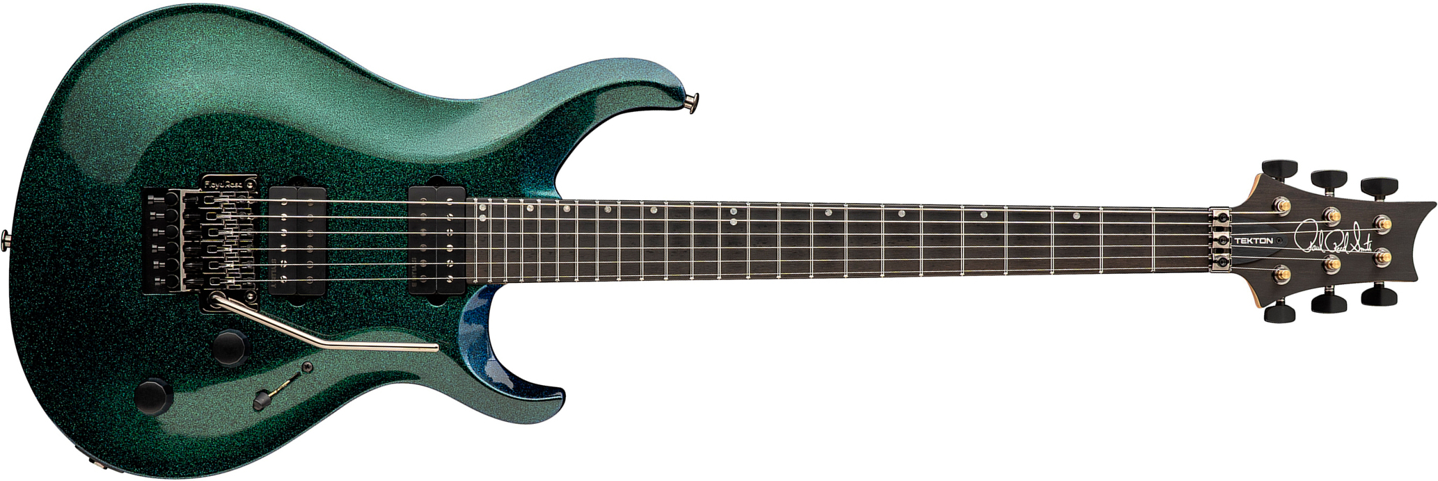 Prs Tekton Floyd Usa 2h Fr Eb - Multi-metal Flake - Double Cut E-Gitarre - Main picture