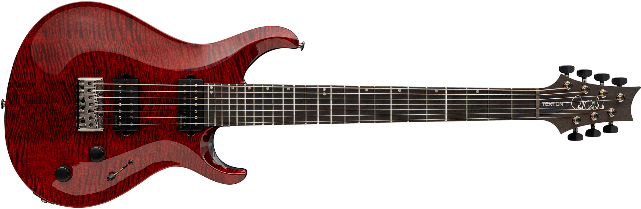 Prs Tekton Svn Usa 7c Baryton 2h Ht Eb - Bloodstone Red - Bariton E-Gitarre - Main picture