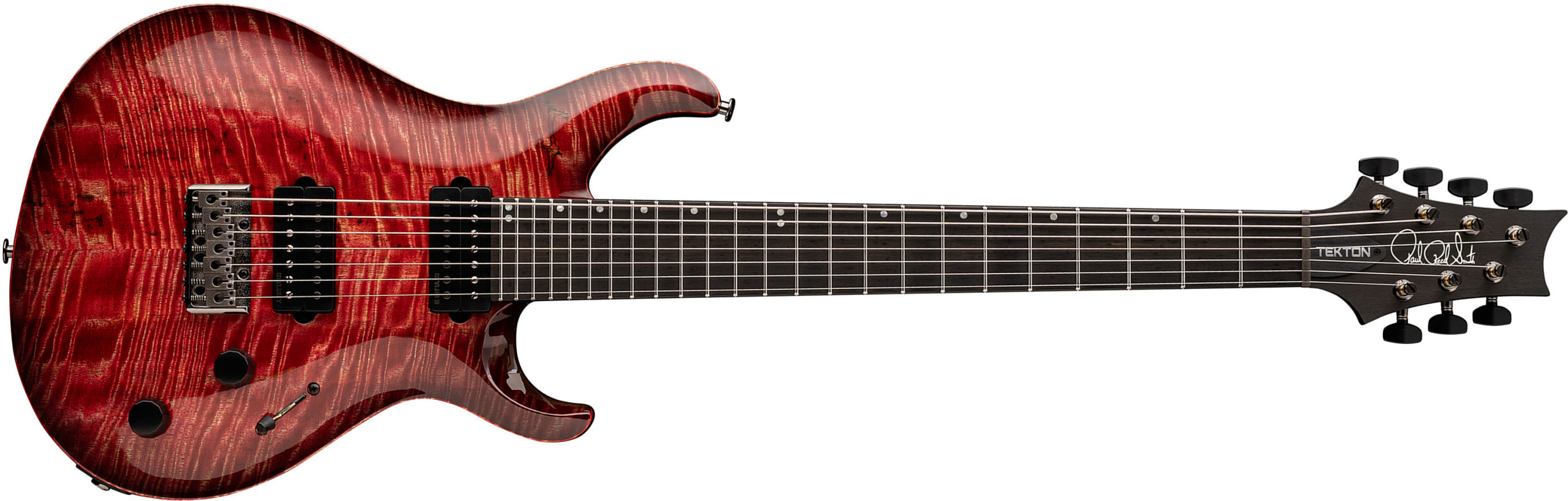 Prs Tekton Svn Usa 7c Baryton 2h Ht Eb - Fuschia Aura - Bariton E-Gitarre - Main picture