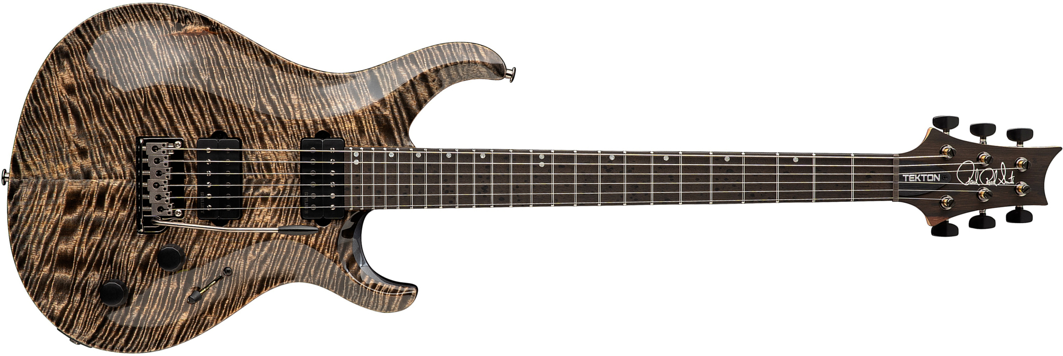 Prs Tekton T Usa 2h Trem Eb - Black Tourmaline - Double Cut E-Gitarre - Main picture