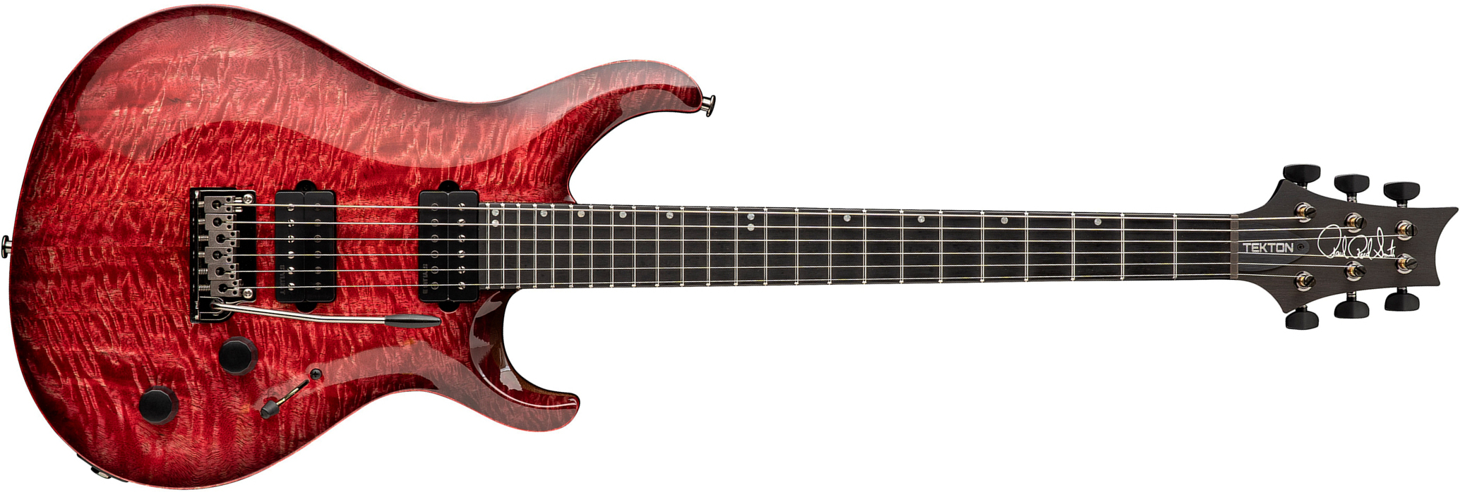 Prs Tekton T Usa 2h Trem Eb - Fuschia Aura - Double Cut E-Gitarre - Main picture