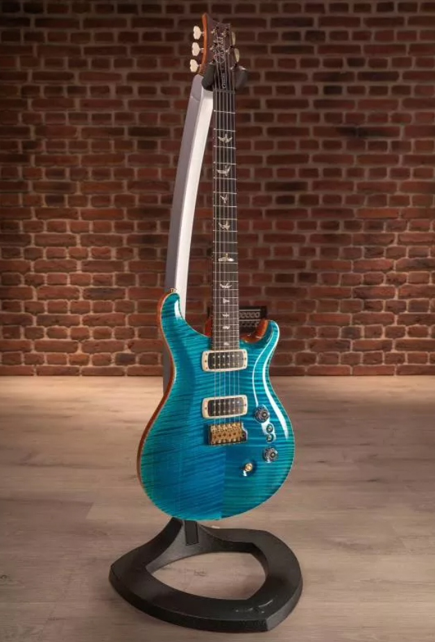 Prs Custom 24-08 10 Top Usa 2h Tci Trem Rw - Carroll Blue - Double Cut E-Gitarre - Variation 1