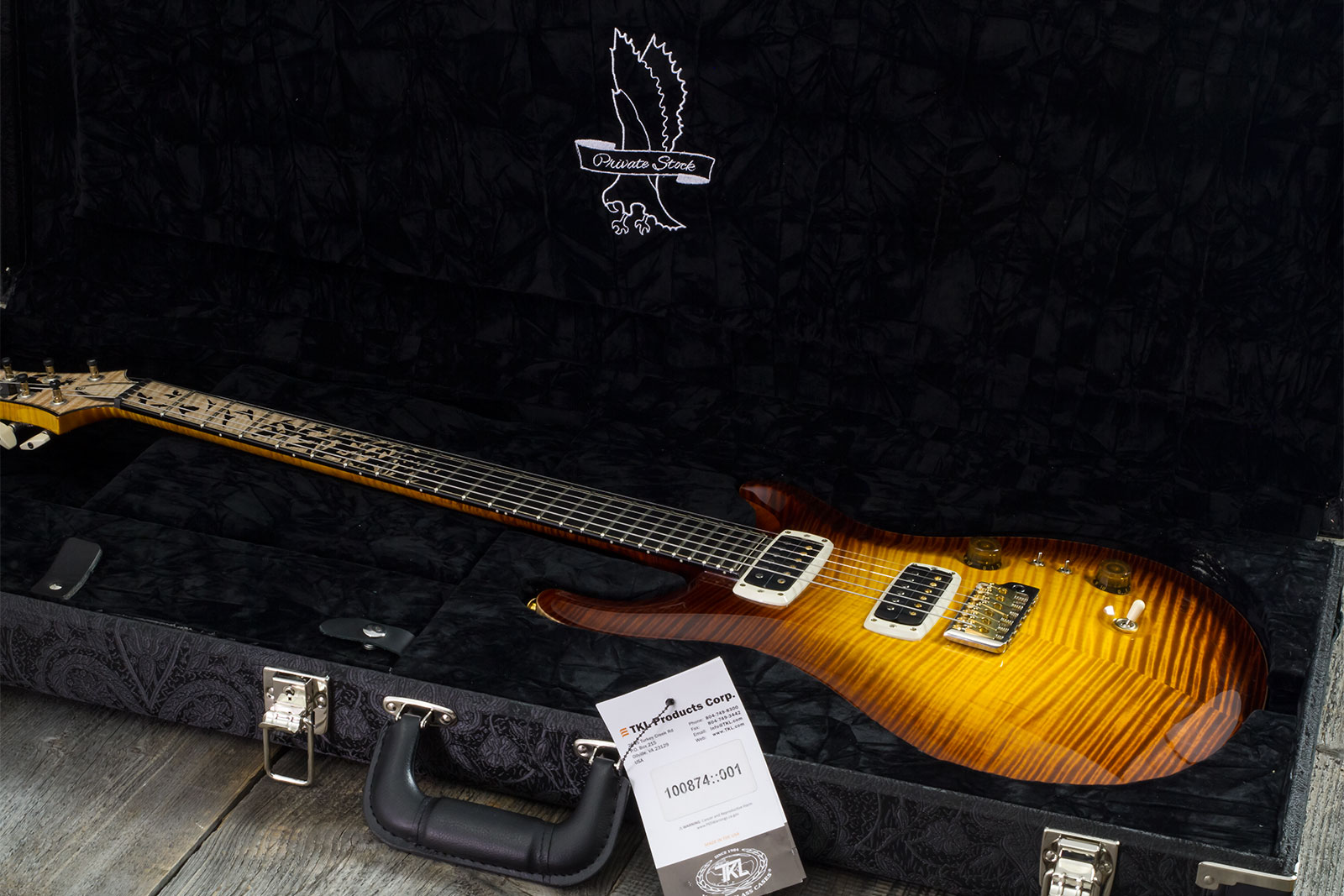 Prs Custom 24-08 Private Stock Hand-signed Usa 2h Trem Rw #0385255 - Mccarty Glow - Double Cut E-Gitarre - Variation 12
