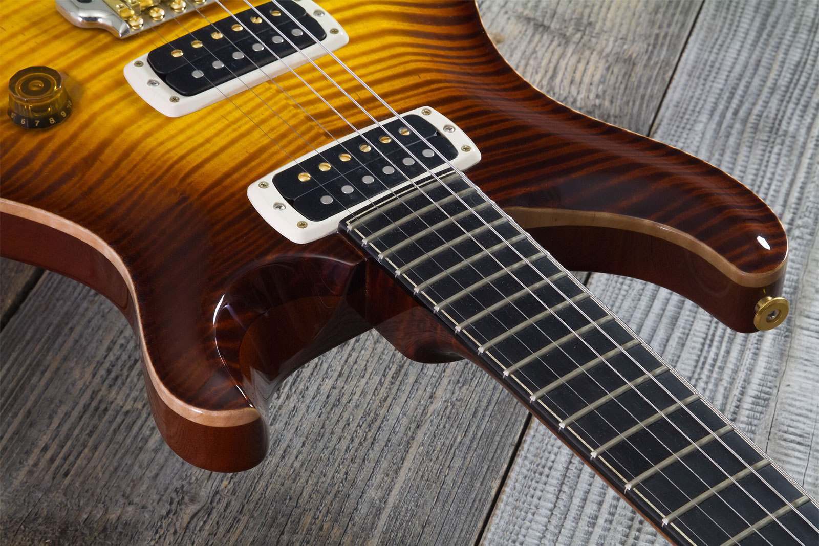 Prs Custom 24-08 Private Stock Hand-signed Usa 2h Trem Rw #0385255 - Mccarty Glow - Double Cut E-Gitarre - Variation 4