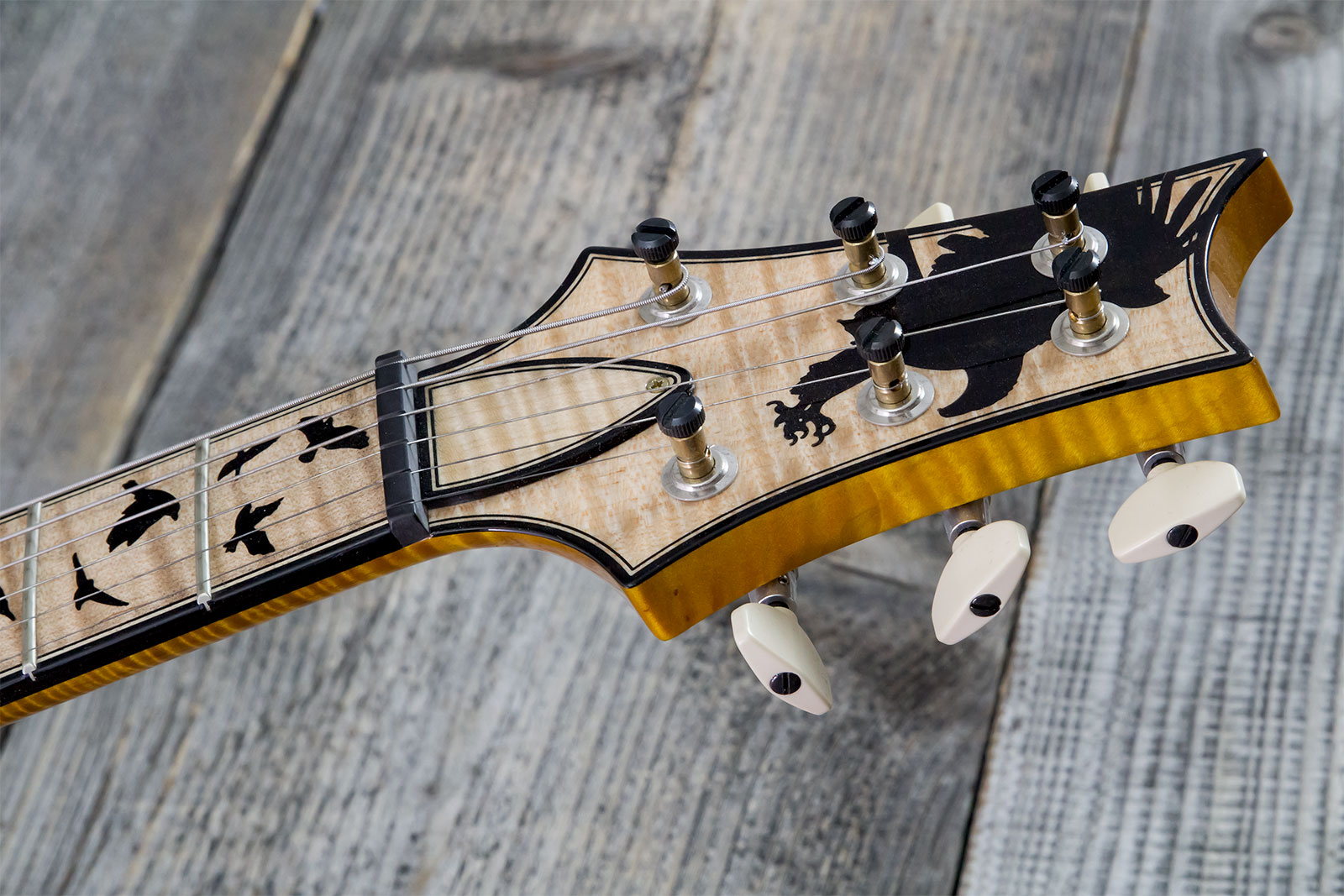 Prs Custom 24-08 Private Stock Hand-signed Usa 2h Trem Rw #0385255 - Mccarty Glow - Double Cut E-Gitarre - Variation 6