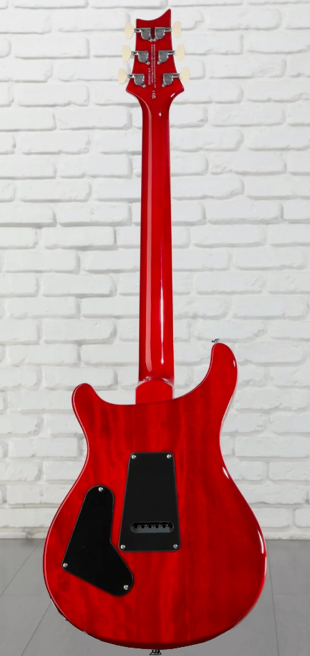 Prs Custom 24-08 Quilt Se (wing Tuners) 2h Trem Rw - Charcoal Cherry Burst - Double Cut E-Gitarre - Variation 1