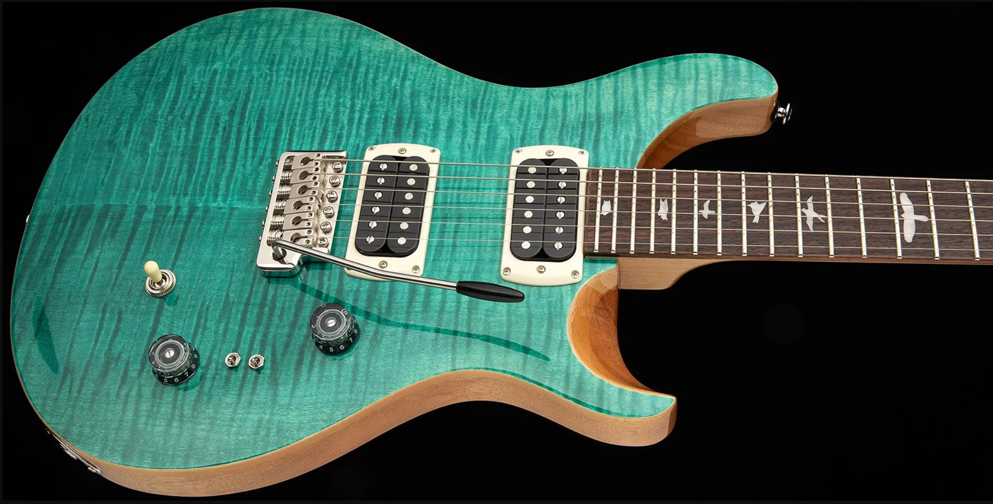 Prs Custom 24-08 Se (wing Tuners) 2h Trem Rw - Turquoise - Double Cut E-Gitarre - Variation 2