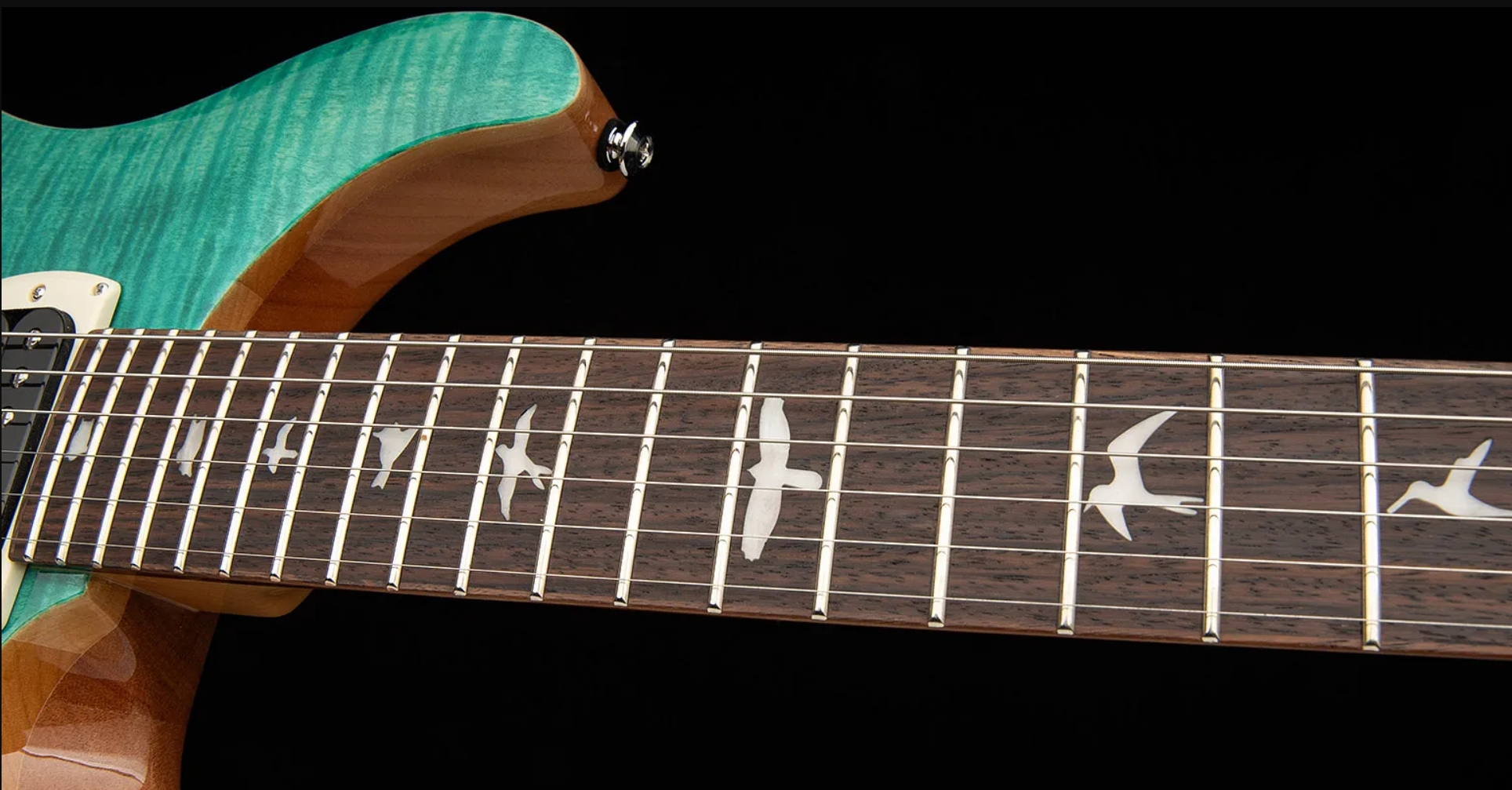 Prs Custom 24-08 Se (wing Tuners) 2h Trem Rw - Turquoise - Double Cut E-Gitarre - Variation 4