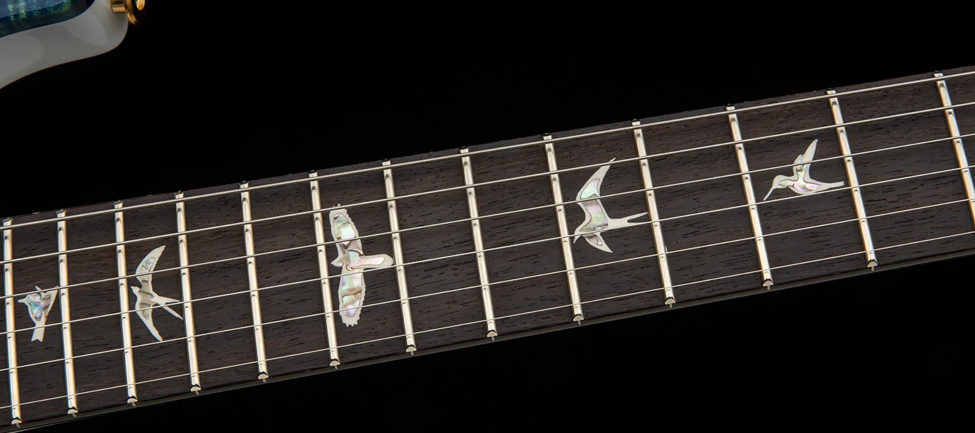 Prs Custom 24-08 Usa 2h Tci Trem Rw - River Blue Pearl - Double Cut E-Gitarre - Variation 4
