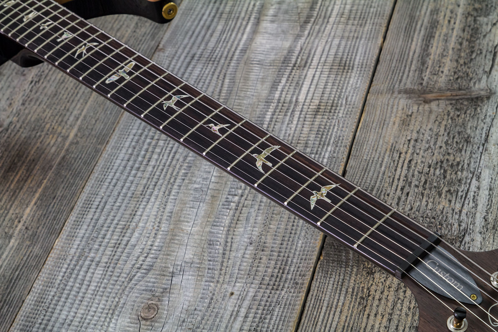 Prs Custom 24 10 Top Hand-signed Usa 2h Trem Rw #0383878 - Purple Mist - Double Cut E-Gitarre - Variation 5