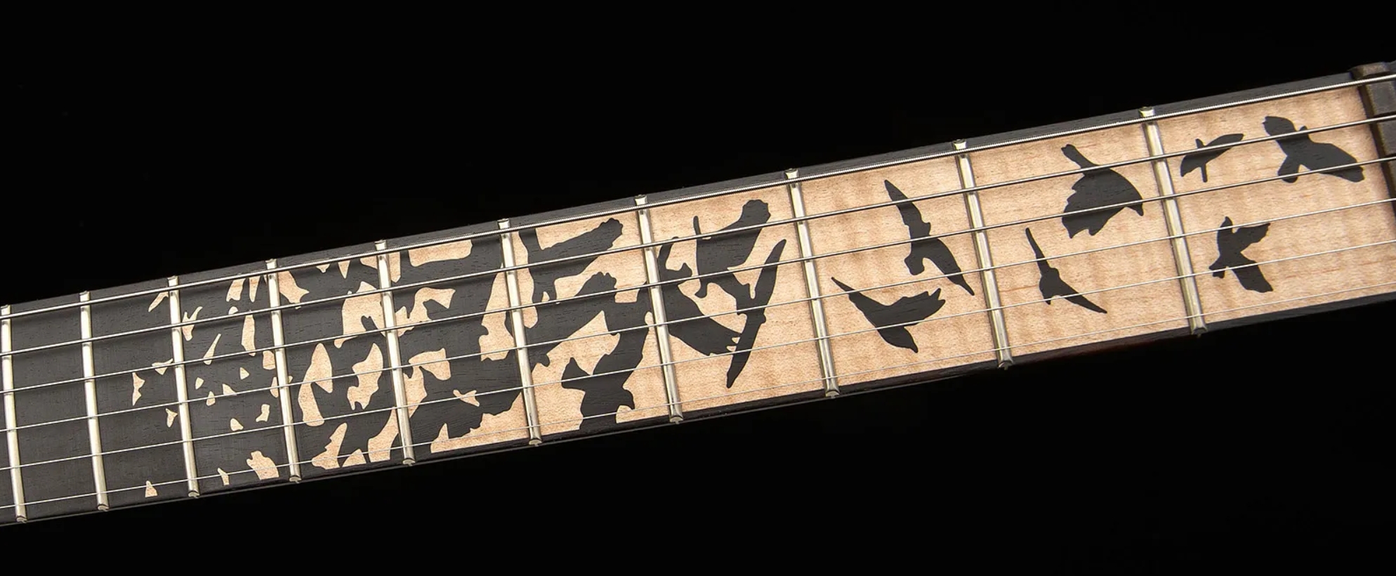 Prs Custom 24 Birds Of A Feather Usa Ltd 2h Trem Eb/mn - Blood Red - Double Cut E-Gitarre - Variation 5