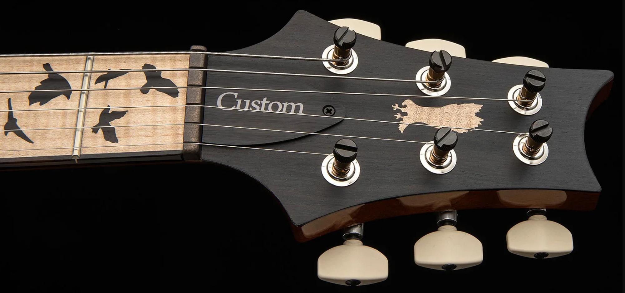 Prs Custom 24 Birds Of A Feather Usa Ltd 2h Trem Eb/mn - Blood Red - Double Cut E-Gitarre - Variation 6
