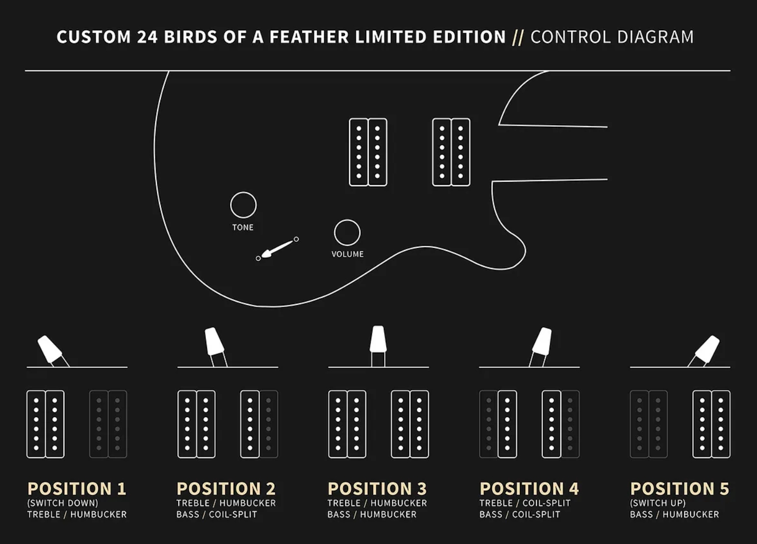 Prs Custom 24 Birds Of A Feather Usa Ltd 2h Trem Eb/mn - Blood Red - Double Cut E-Gitarre - Variation 7
