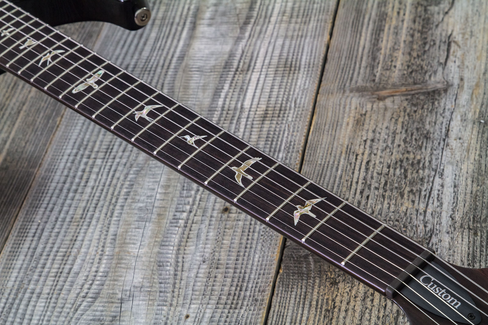 Prs Custom 24 Hand-signed Usa 2h Trem Rw #0400035 - Black Gold Wraparound Burst - Double Cut E-Gitarre - Variation 5