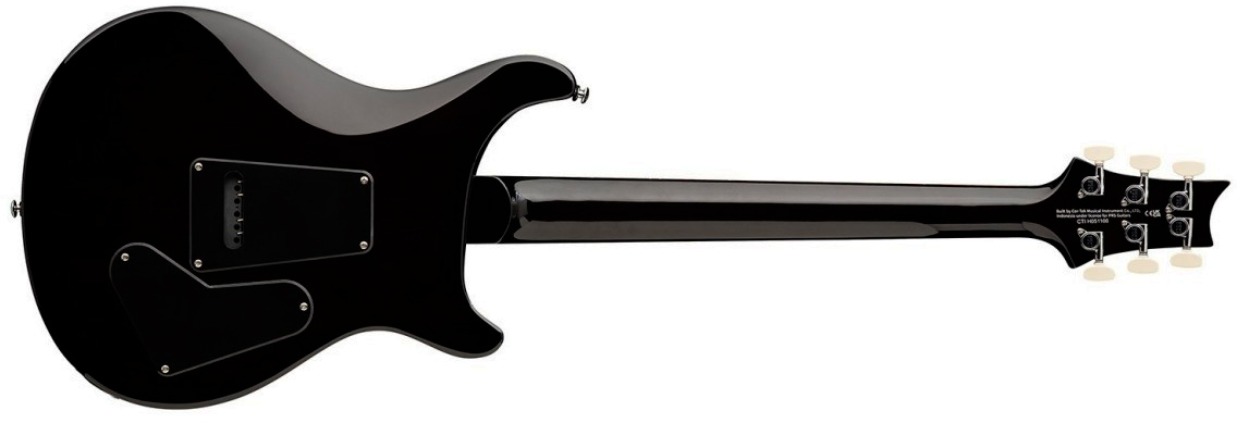 Prs Custom 24 Lh Se (wing Tuners) Gaucher 2h Trem Rw - Black Gold Sunburst - E-Gitarre für Linkshänder - Variation 1