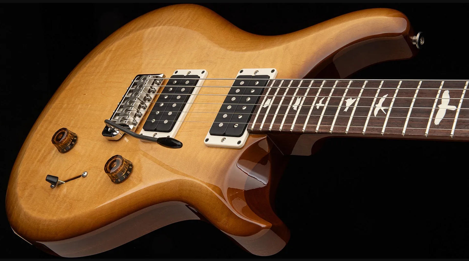 Prs Custom 24 S2 Usa 2h Trem Rw - Vintage Natural - Double Cut E-Gitarre - Variation 3