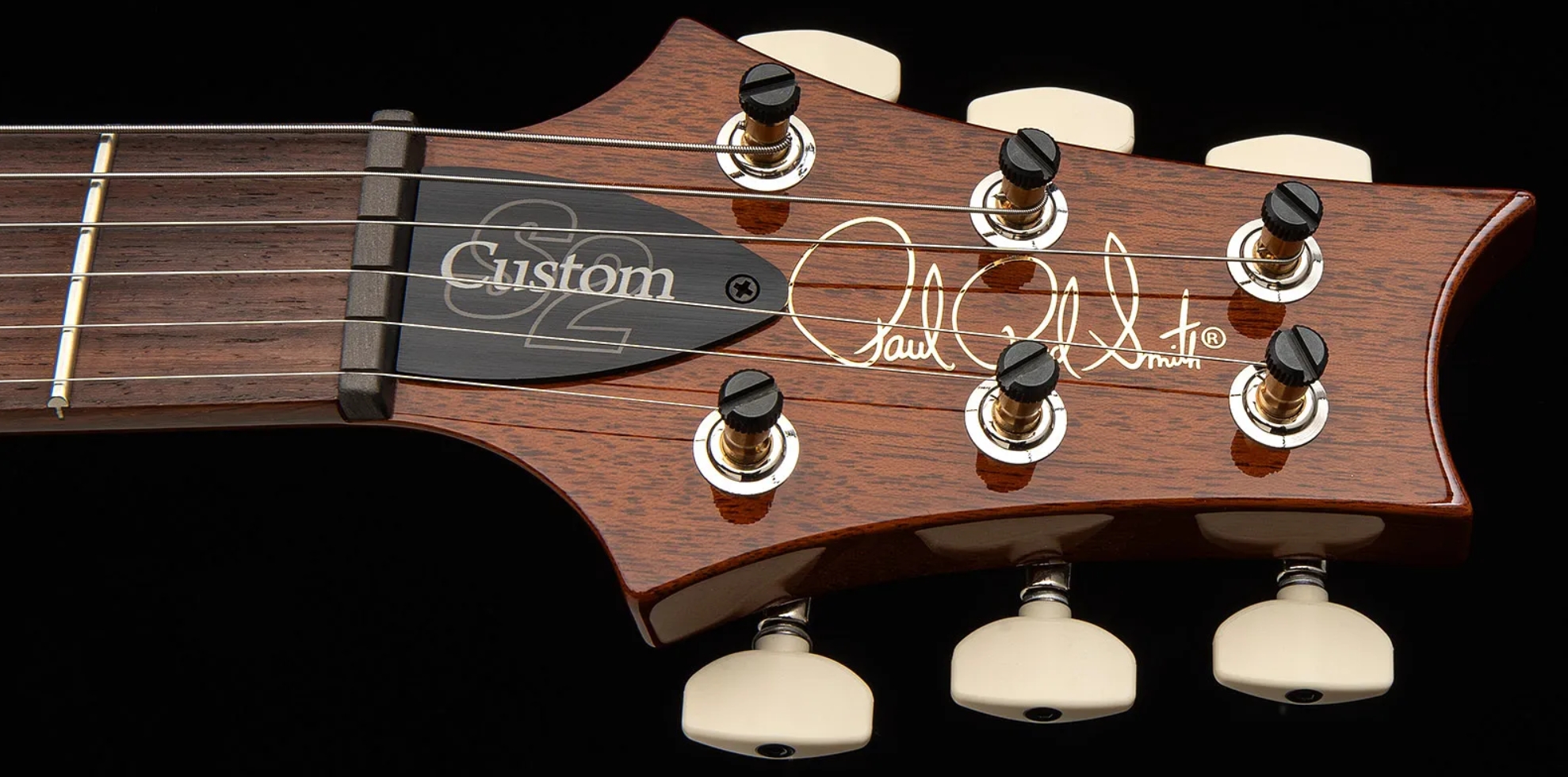 Prs Custom 24 S2 Usa 2h Trem Rw - Vintage Natural - Double Cut E-Gitarre - Variation 6