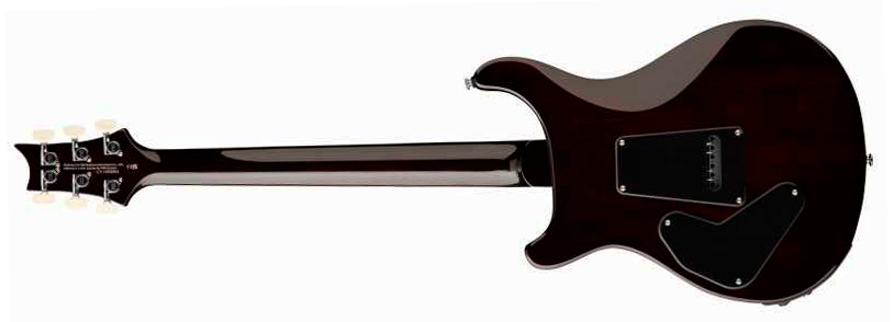 Prs Custom 24 Semi Hollow Piezo Se (wing Tuners) 2h Ht Rw - Orange Tiger Smokeburst - Semi-Hollow E-Gitarre - Variation 1