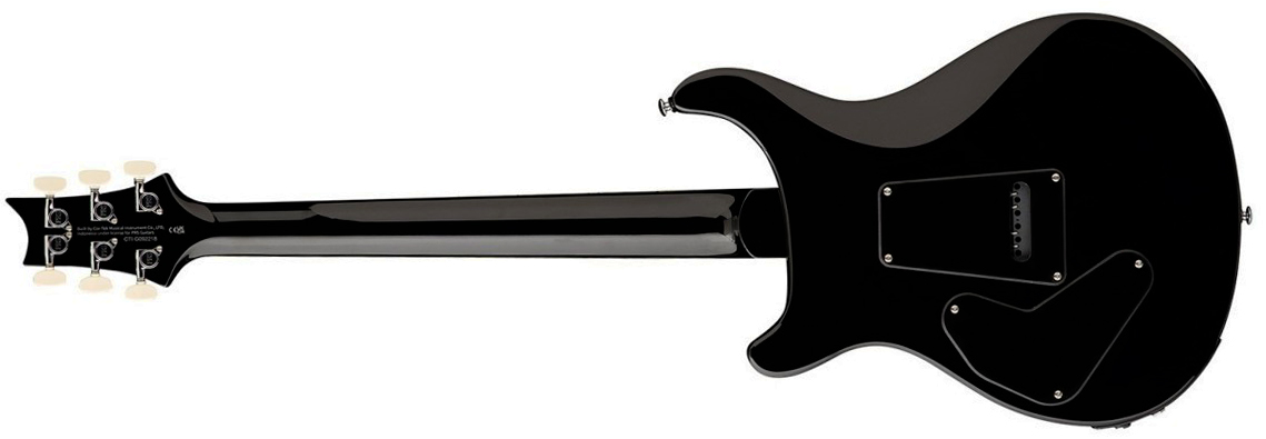Prs Custom 24 Semi Hollow Piezo Se (wing Tuners) 2h Ht Rw - Charcoal Burst - Semi-Hollow E-Gitarre - Variation 1